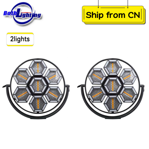 2pcs Retro7 Pro 7x60W RGB LED Seven Retro Lights Vintage Blinder Strobe Stage Lighting for Nightclub