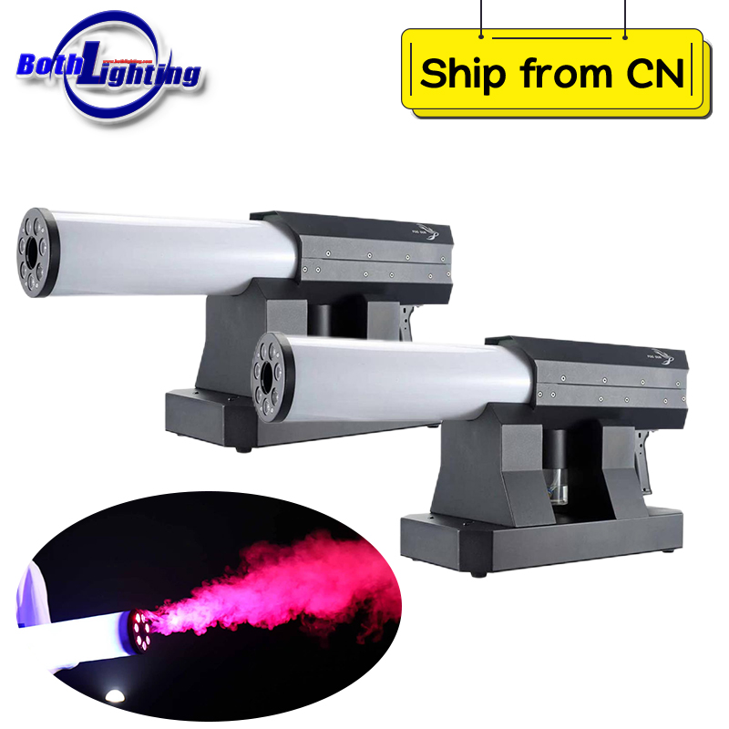 2pcs Battery Operated LED Handheld Fog RGB Gun Smoke Effect Special Machine