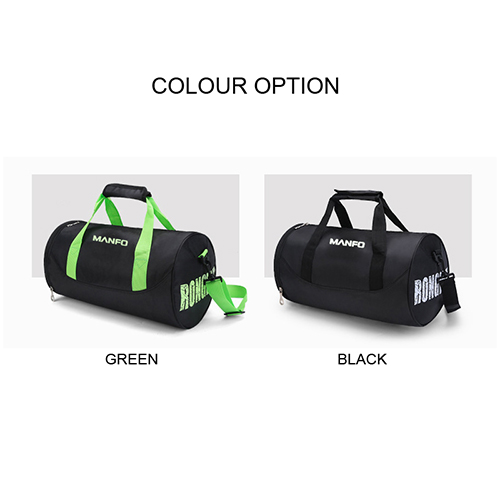 Barrel Duffel Travel Bag with shoe bag