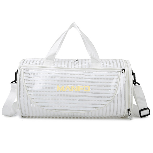 Duffel Travel Bag with Transparent PVC fabric