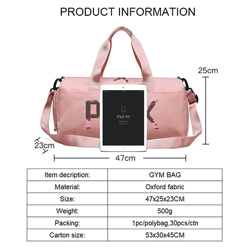 Duffel Bag with shoe bag