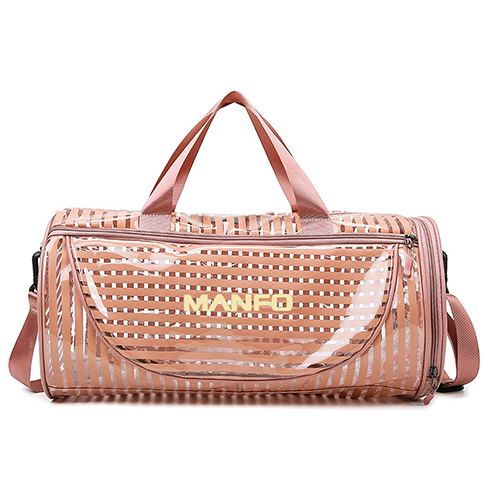 Duffel Travel Bag with Transparent PVC fabric