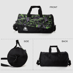 Barrel Duffel Travel Bag with shoe bag