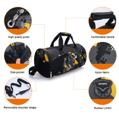 Barrel Duffel Bag with shoe bag