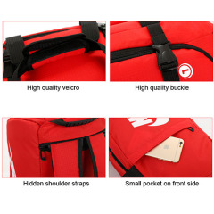 Double-duty of Duffel Travel Bag & Backpack