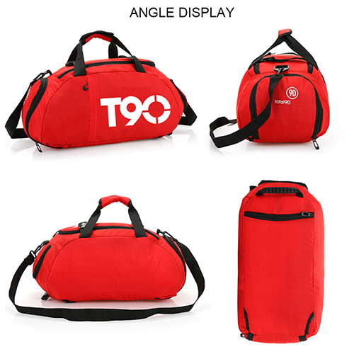 Double-duty of Duffel Travel Bag & Backpack