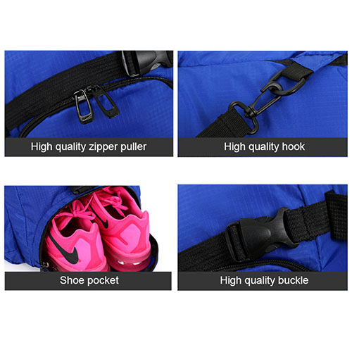 Double-duty of Duffel Travel Bag & Backpack