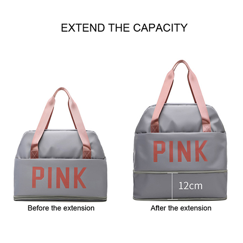 Large Capacity Duffel Travel Bag with Resizable function