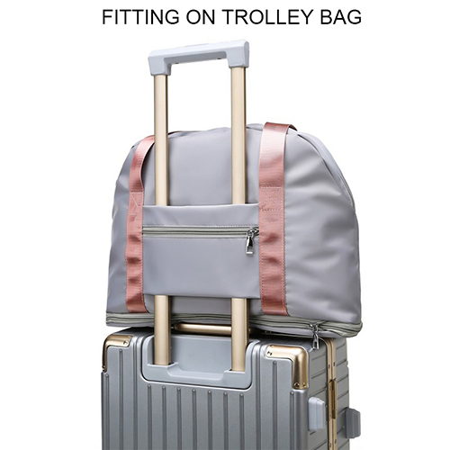 Large Capacity Duffel Travel Bag with Resizable function