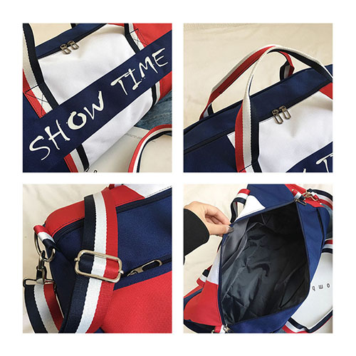 Barrel Duffel Travel Bag with shoe bag