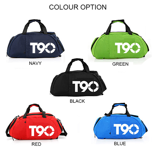 Double-duty of Duffel Travel Bag & Backpack