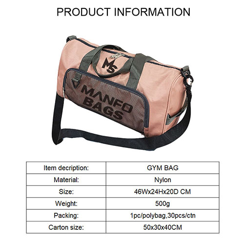 Duffel Travel Bag with 5 color