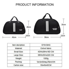 Duffel Travel Bag with two different size