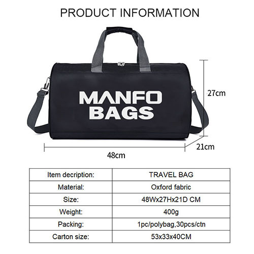 Duffel Travel Bag with four color
