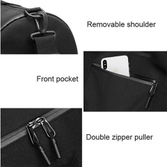 Barrel Duffel Travel Bag with shoe bag & ball bag