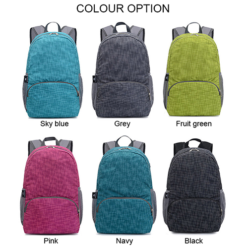 Foldable promotion backpack