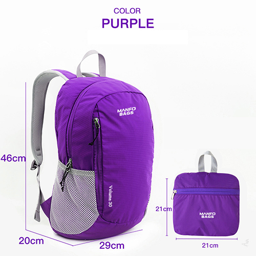 Foldable promotion backpack