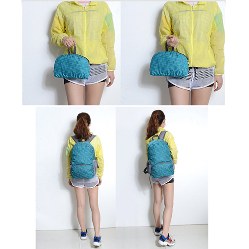 Foldable promotion backpack