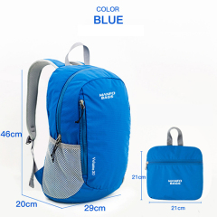 Foldable promotion backpack