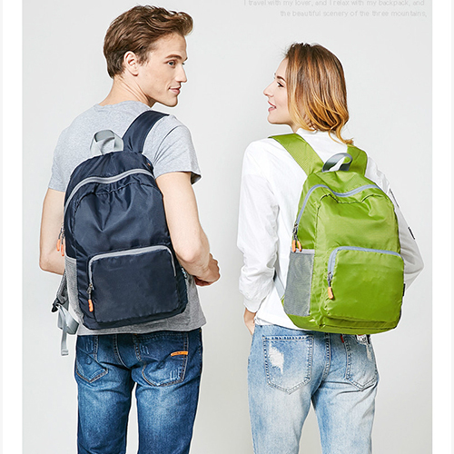 Nylon foldable promotion backpack