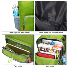 Nylon foldable promotion backpack