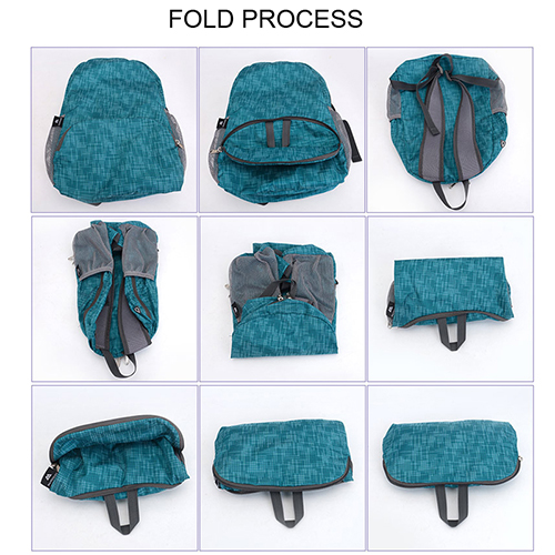 Foldable promotion backpack