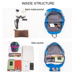 Foldable promotion backpack