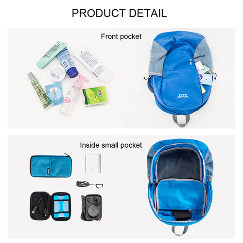 Foldable promotion backpack