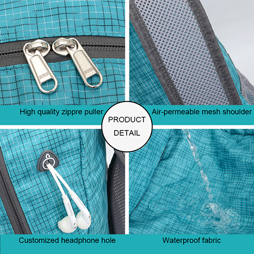 Foldable promotion backpack