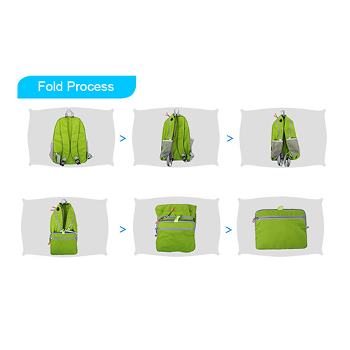 Nylon foldable promotion backpack