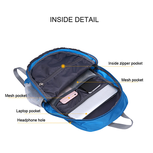 Promotion backpack with laptop interlayer