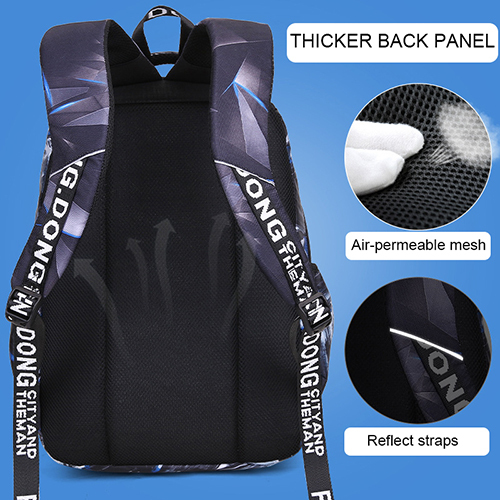 Daily backpack with laptap interlayer