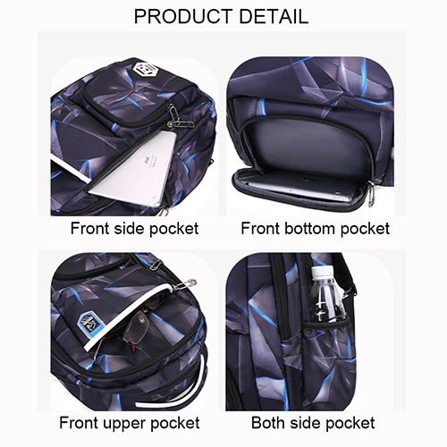 Daily backpack with laptap interlayer