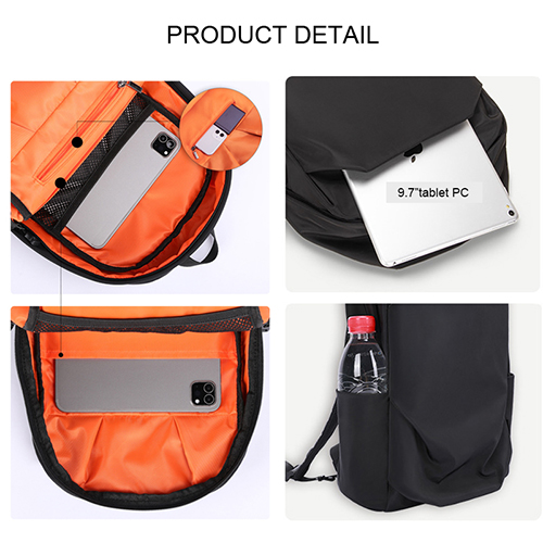 Daily backpack with laptap interlayer