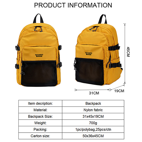 Fashion multicolor backpack