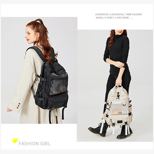 Daily backpack with waist supporter
