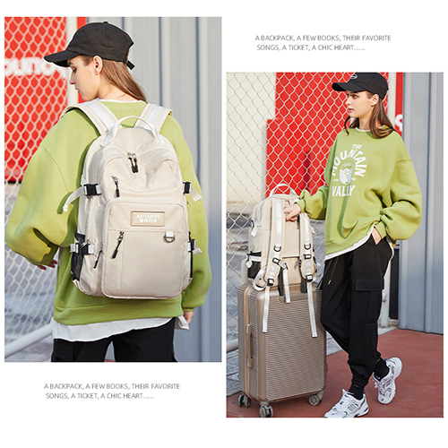 Daily backpack with small pouch