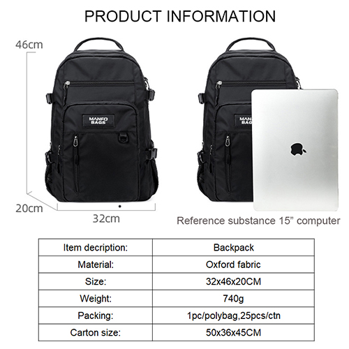 Daily backpack with small pouch