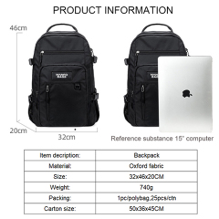 Daily backpack with small pouch
