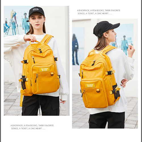 Daily backpack with small pouch