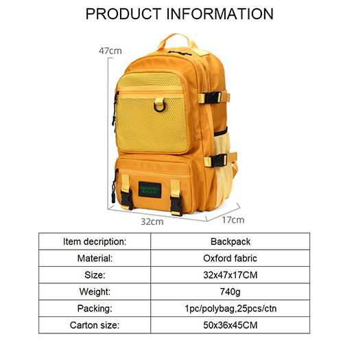 Daily backpack with waist supporter