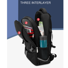 Daily backpack with laptap interlayer
