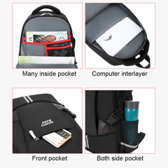 Daily backpack with laptap interlayer