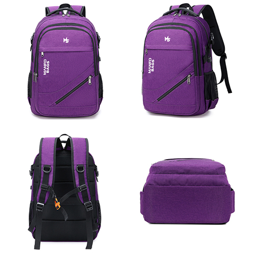Daily backpack with USB recharge