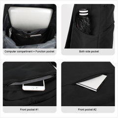 Daily backpack with laptap interlayer