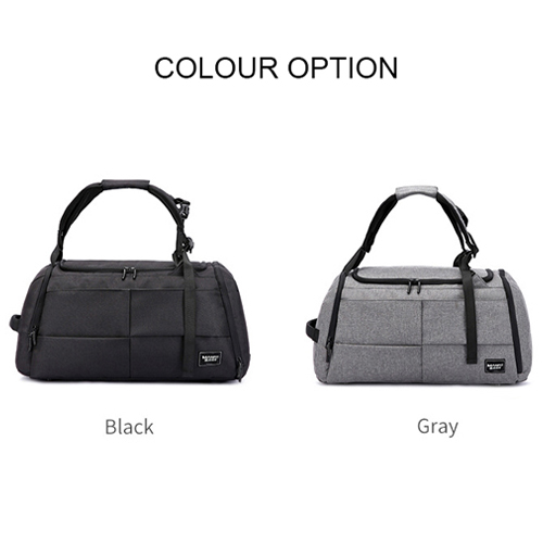 Double-purpose backpack with dry wet depart