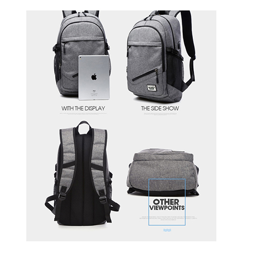 Daily backpack with basketball net pocket