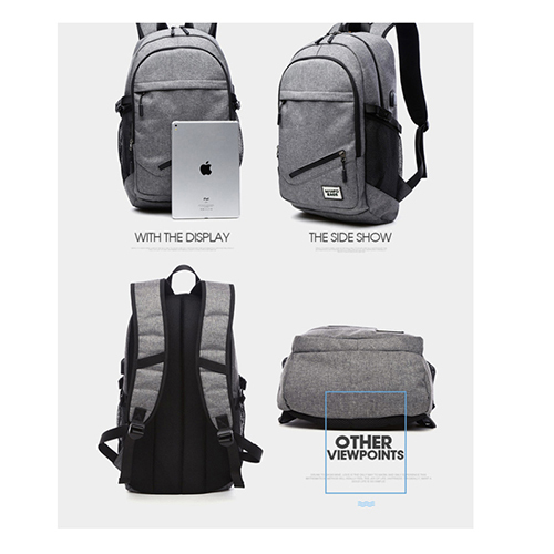 Daily backpack with basketball net pocket