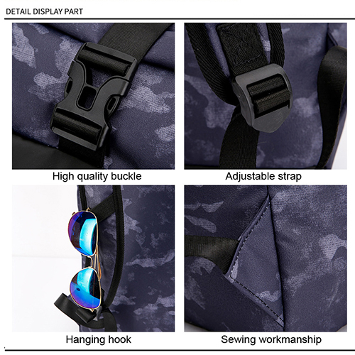 Daily backpack with expansion function