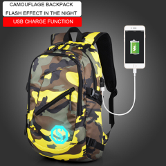 Daily backpack with USB recharge
